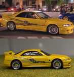 Hot Wheels Nissan Skyline GT-R R33 Fast & Furious Custom