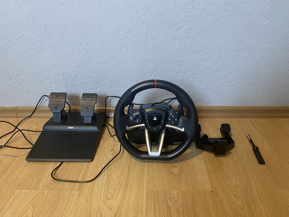 Руль та педалі для Пк/Пс4/Пс5 Hori Racing Wheel Apex
