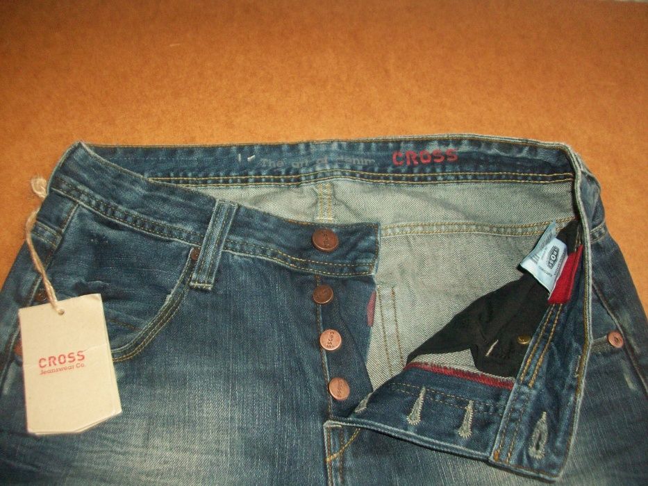 SPODNIE męskie jeans XL GROSS 31/30 pas 84 dziury NOWE