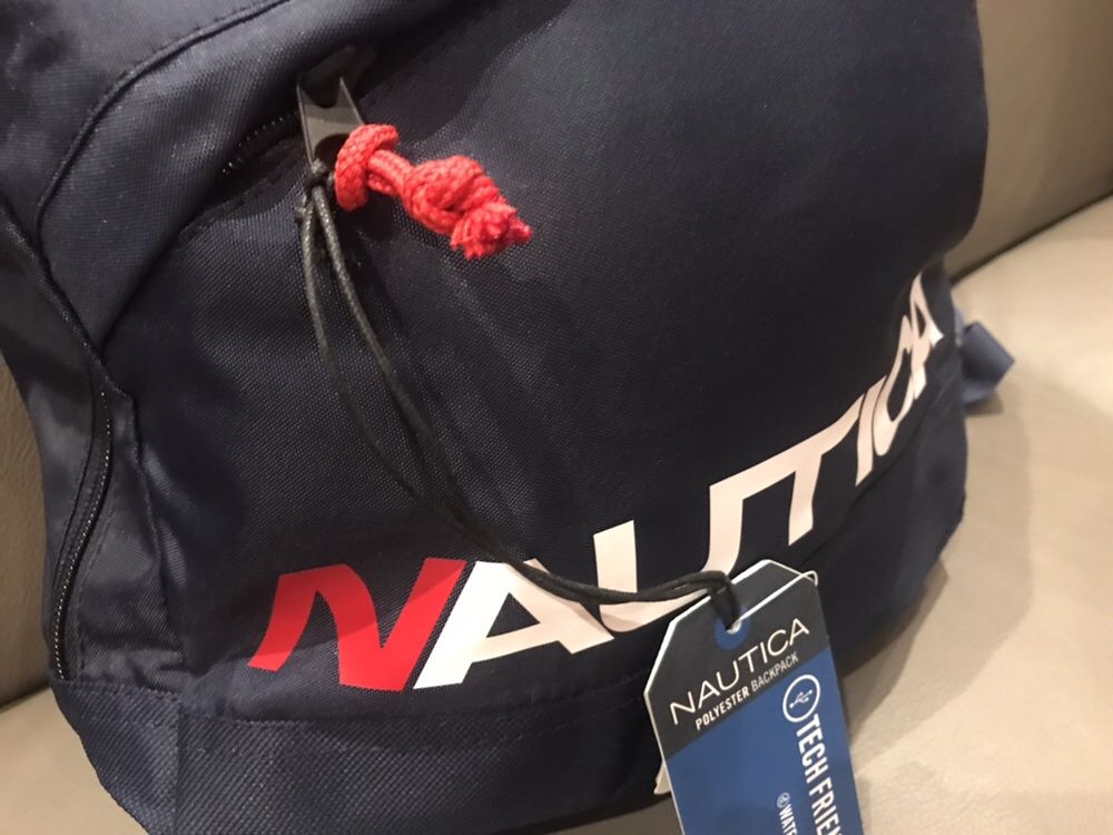 NOWY Oryginalny plecak NAUTICA z USA+ kieszeń na laptopa