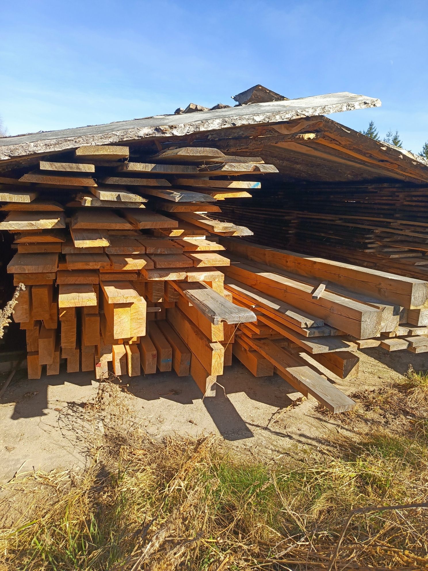 Dach, krokwie, dzwigary