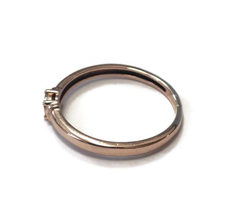 ZŁOTO- pierścionek z diamentem 585/1,48 G CERTYFIKAT