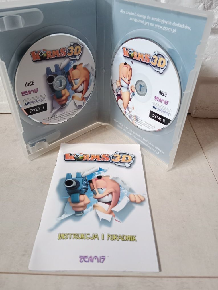 Worms 3D 2CD polska wersja