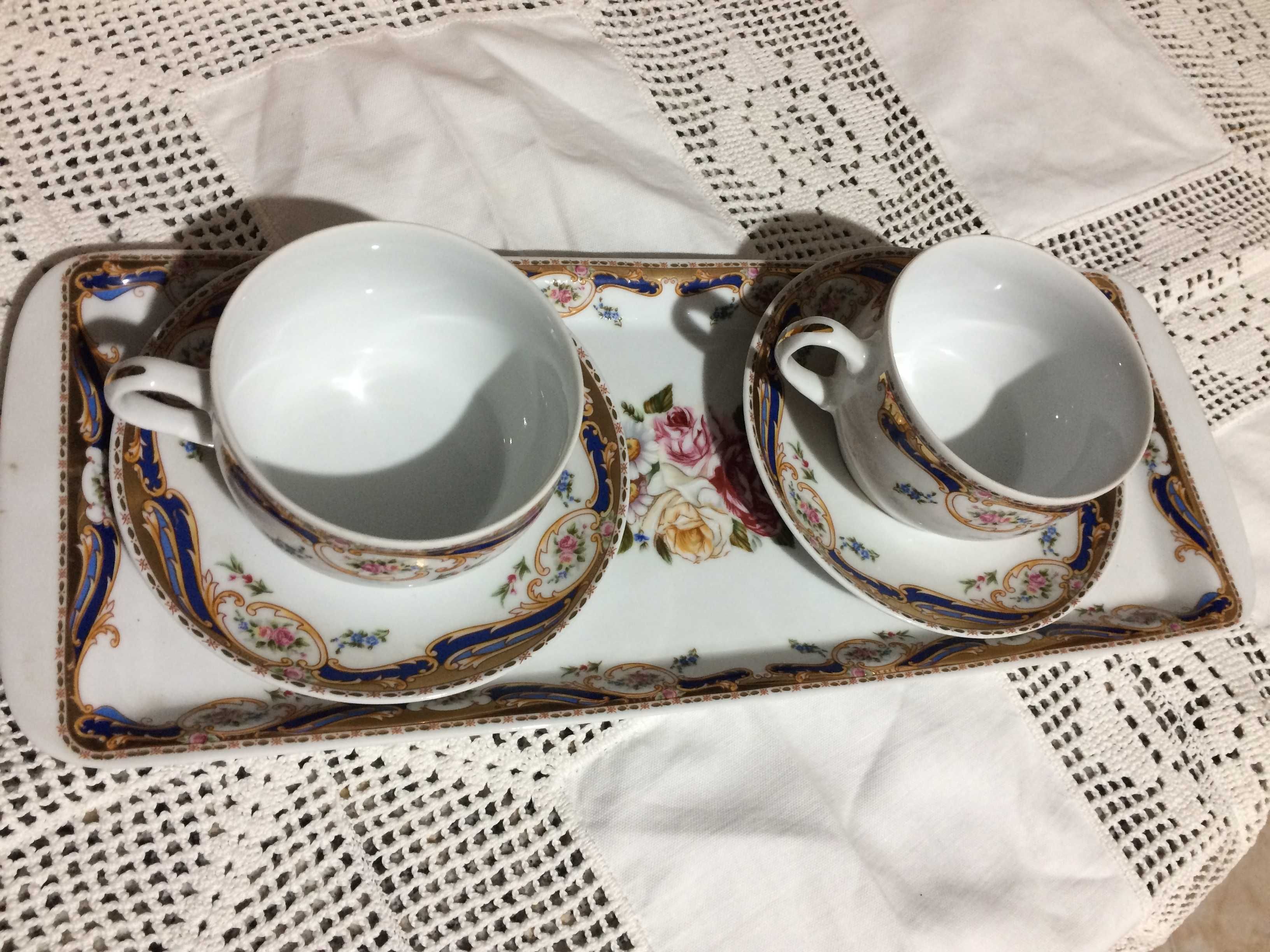 conjunto de louças de limoges