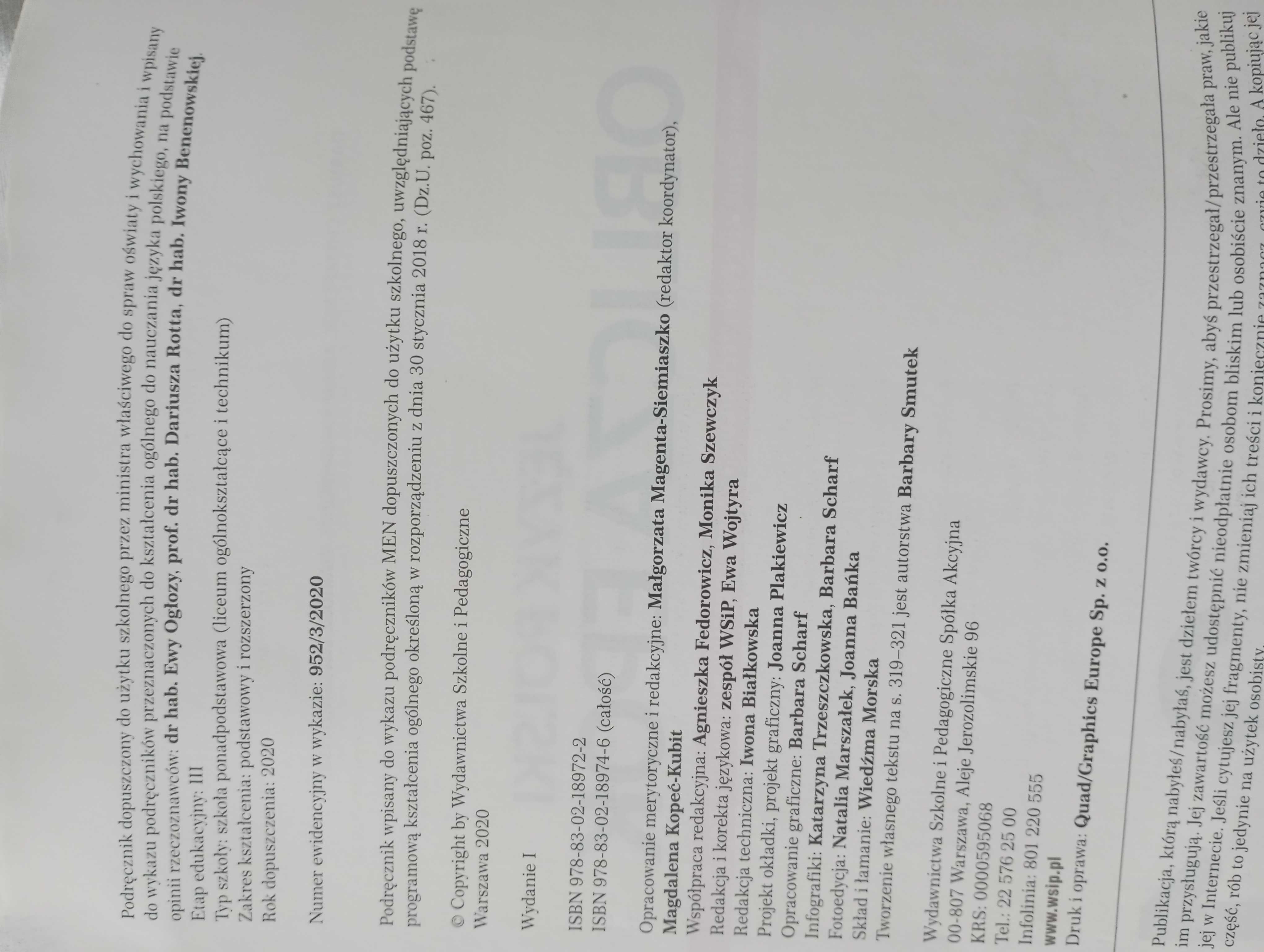 Podręcznik Oblicze Epoki 2.1