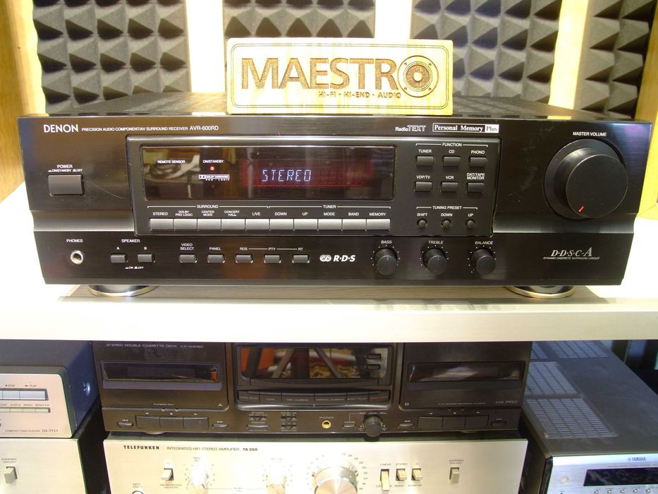 Ресівер Denon AVR-600RD. 2х50. 8-16 Ом. Без передплати
