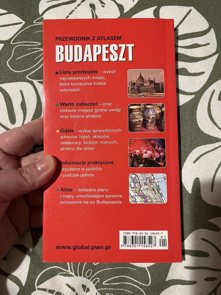 Budapeszt, przewodnik z atlasem, mapa, Global