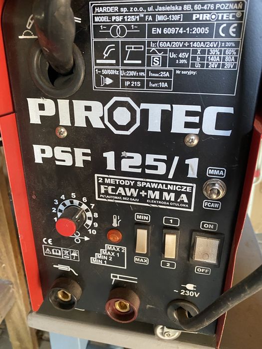 Spawarka Pirotec 125/1 mało używana