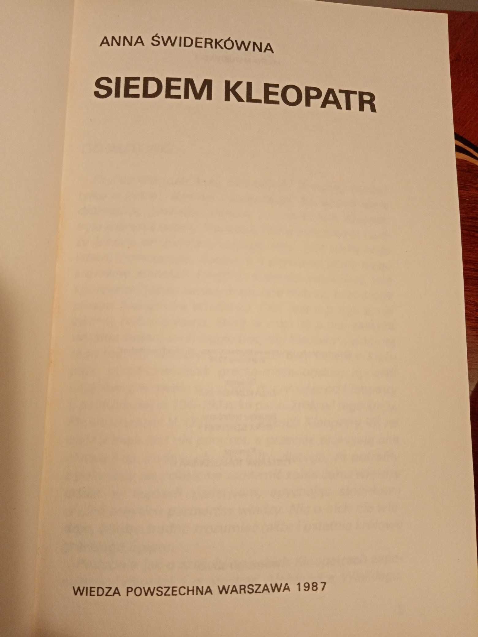 Książka - historia - biografia - Egipt - Siedem Kleopatr