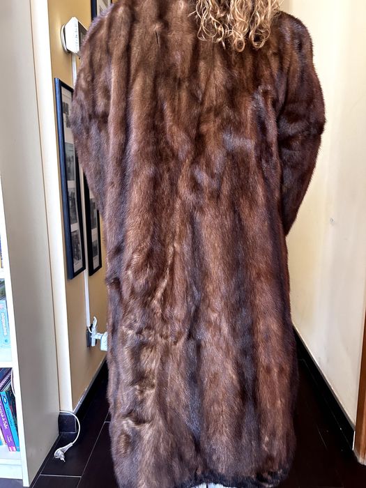 Casaco vintage reversível Pele de Vison, 110 cm (Como Novo)