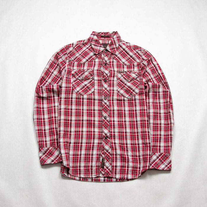 Marlboro Classics koszula w kratę cargo L