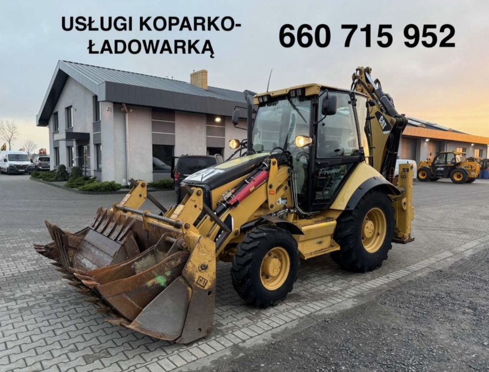 Usługi Koparko Ładowarką Rozbiórki Roboty Ziemne Wywóz Gruzu Koparka