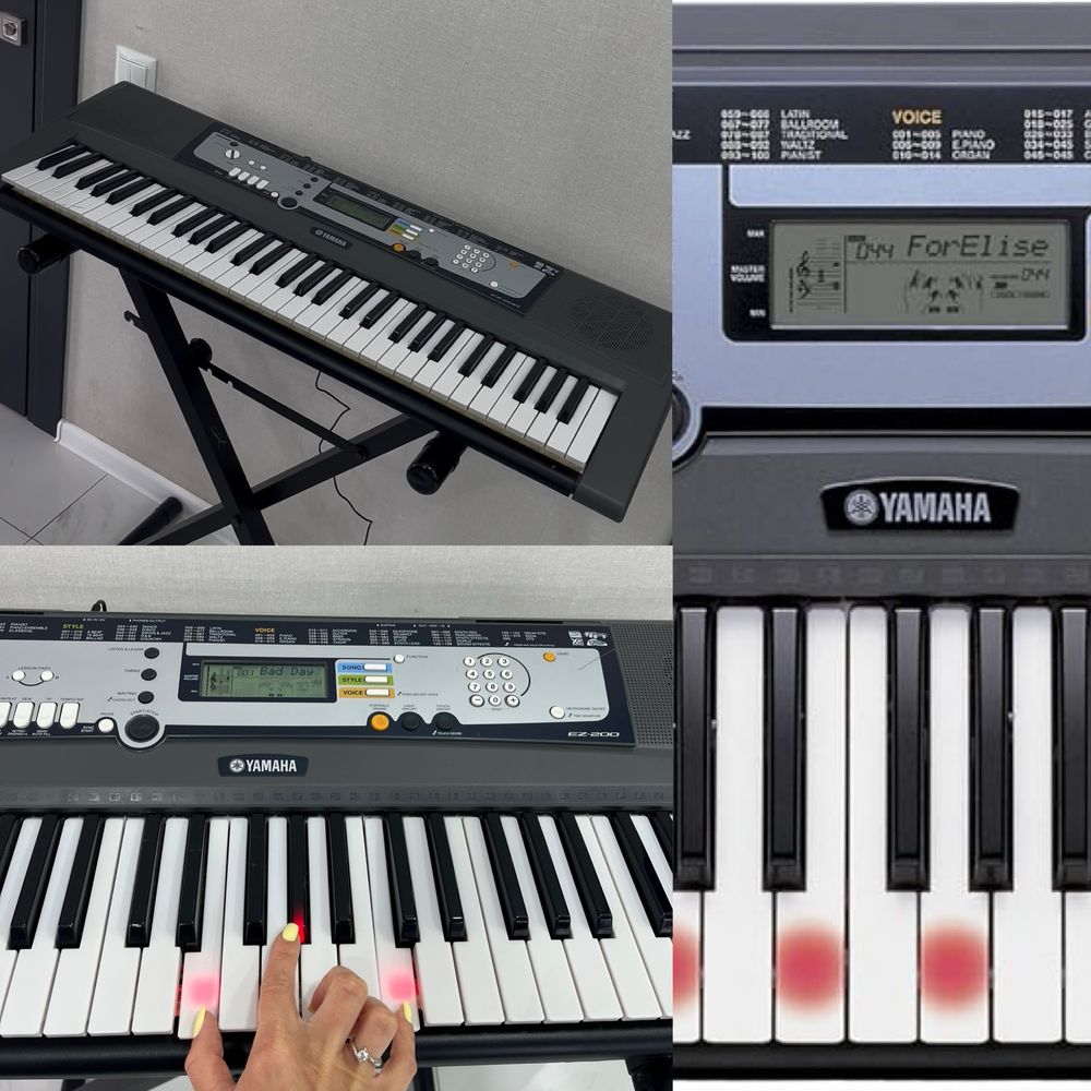 Синтезатор YAMAHA EZ-200 /портативная клавиатура/Идеальна для обучения