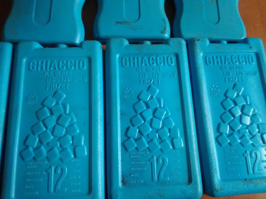 Wkłady chłodzące do lodówki turystycznej 500g 7 sztuk