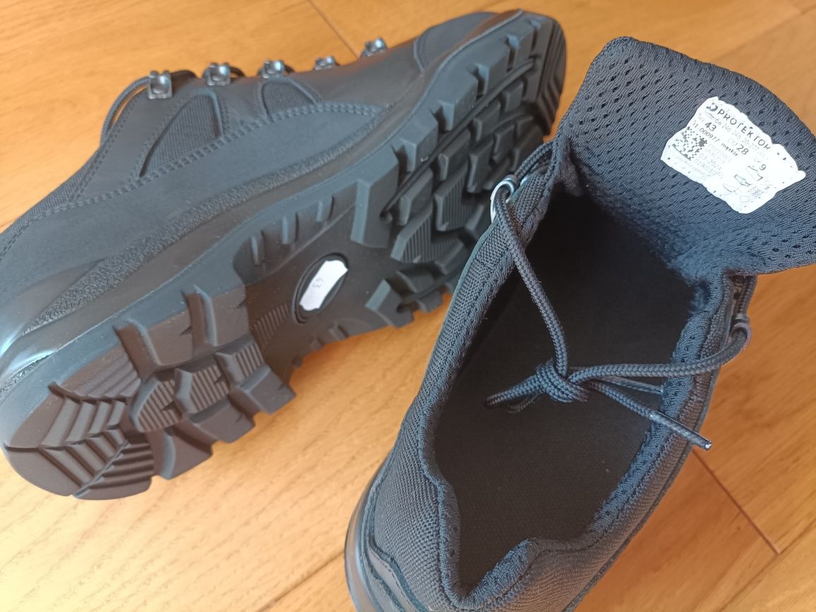 Buty męskie Protektor na grubej podeszwie 43