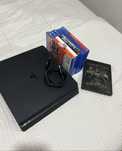 PlayStation com jogos