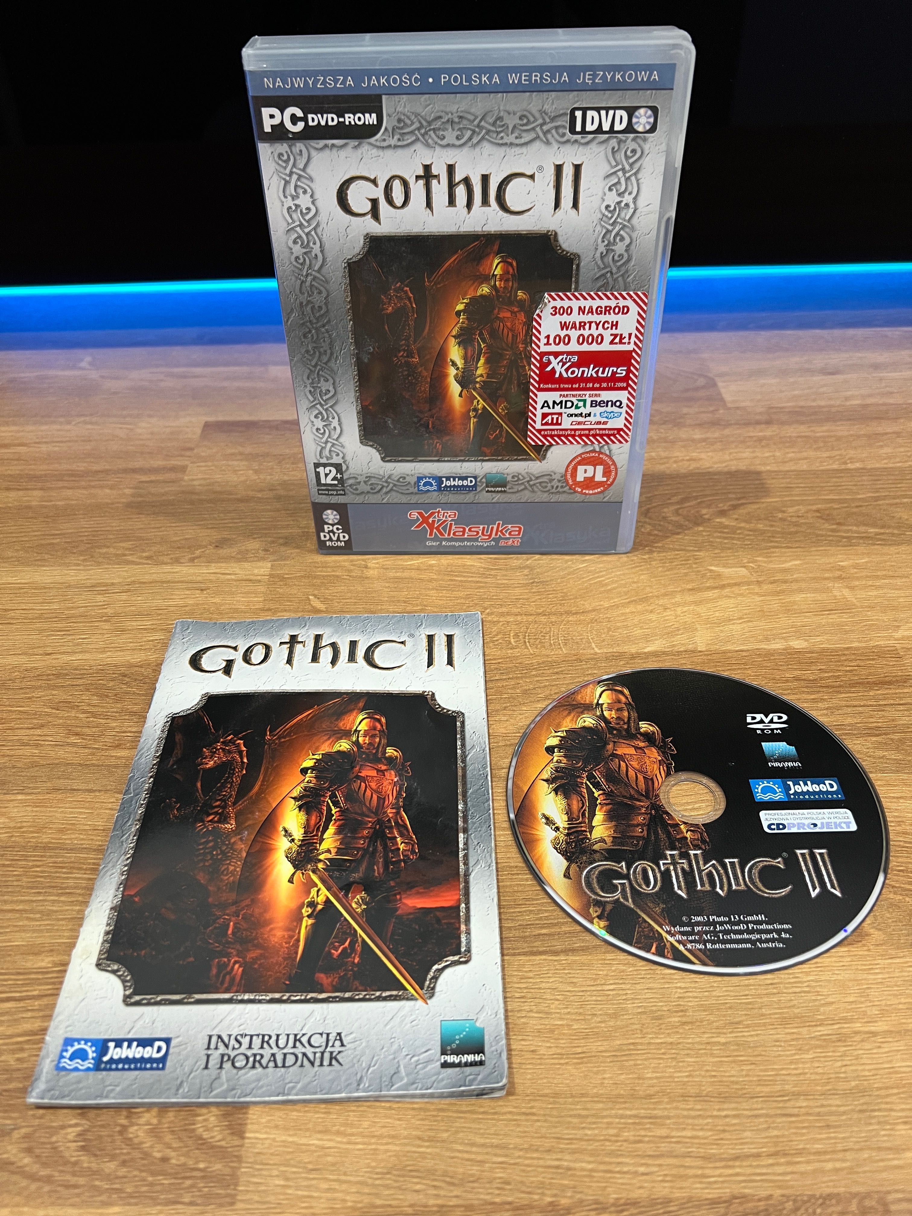 Gothic II 2 (PC PL 2003) kompletne wydanie eXtra Klasyka