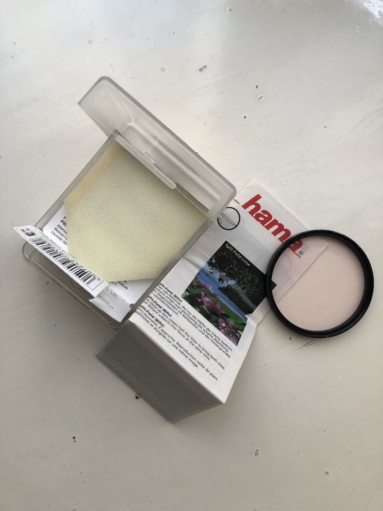 Filtr fotograficzny  UV Hama w pudełku