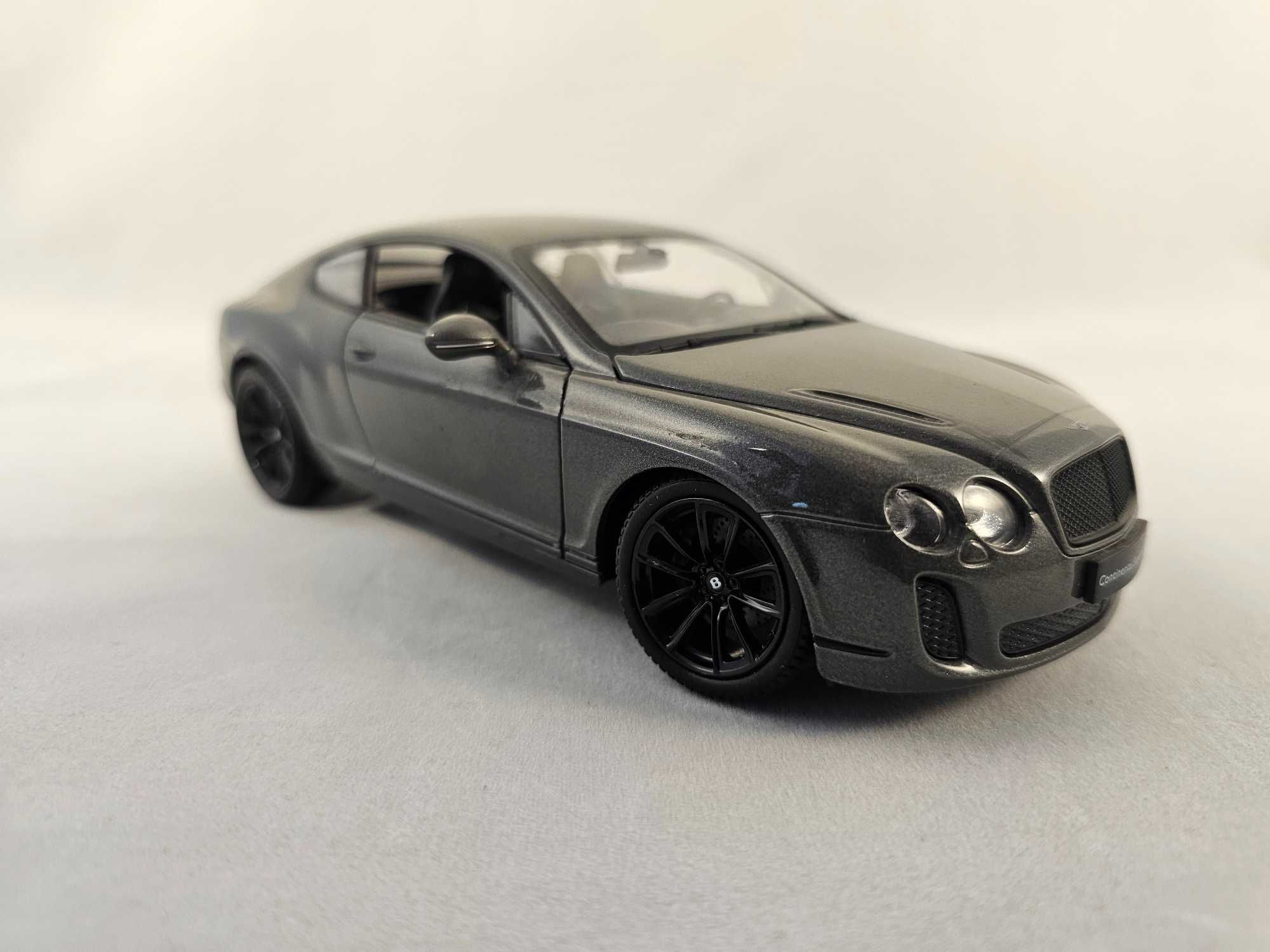 2011 Bentley Continental Supersports Gris Metalizado 1:24 Welly 24018