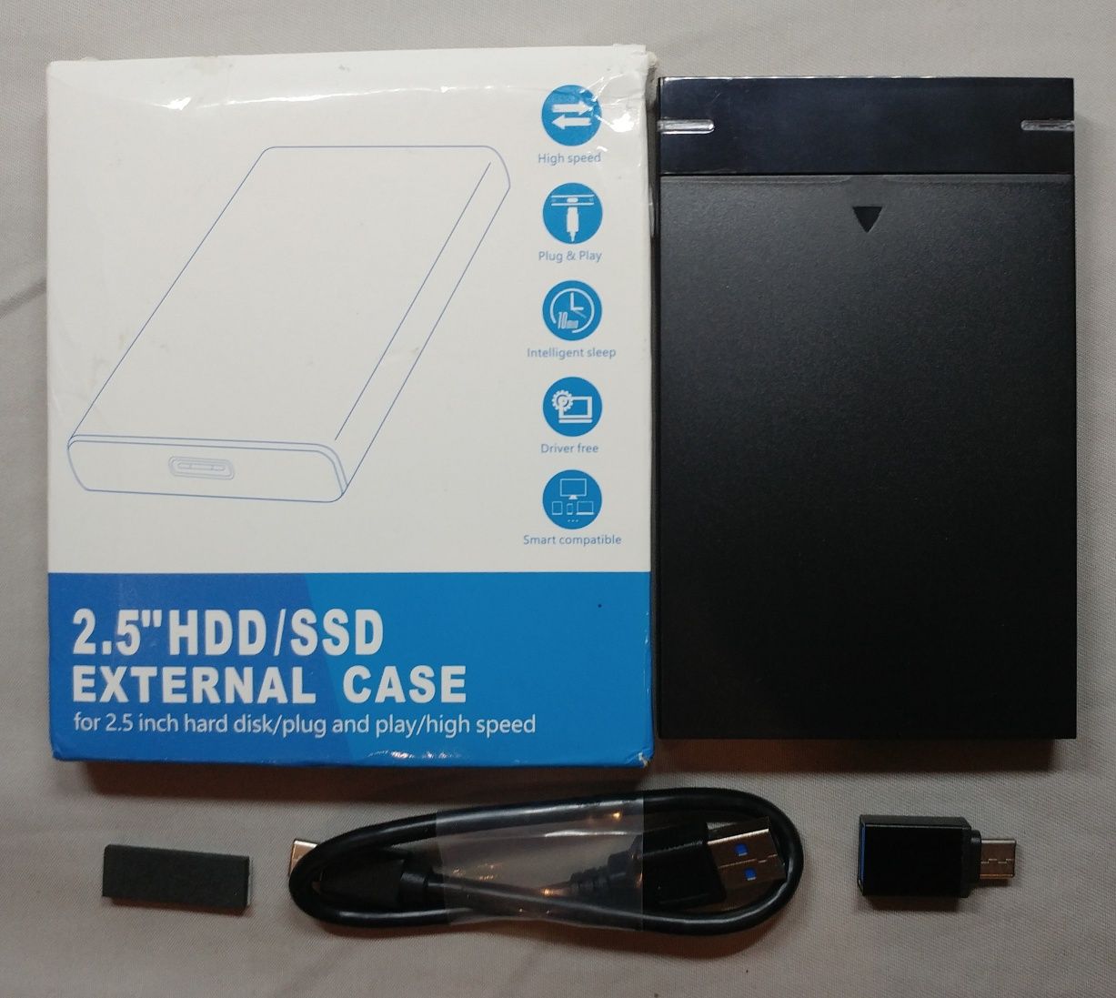 Кейс для жорсткого диска 2.5" hdd USB 3.0 Type-C