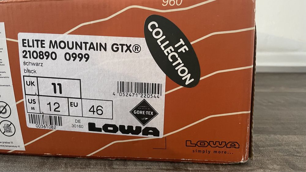Buty Lowa Mountain Elite gtx 46