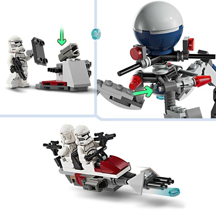 LEGO Star Wars 75372 Zestaw bitewny z żołnierzem armii klonów