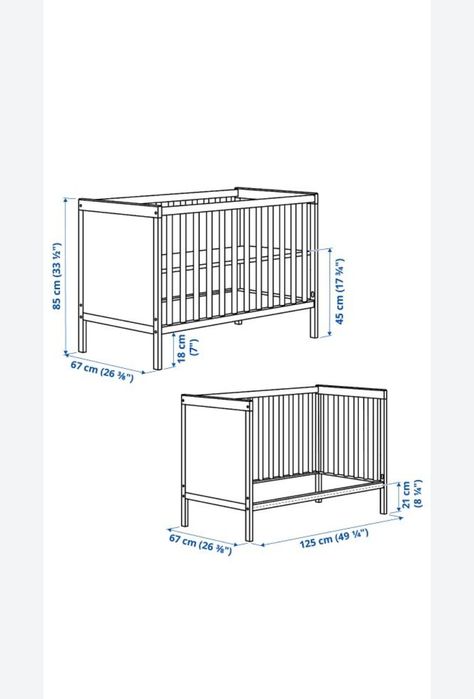 Berço com colchão(IKEA)