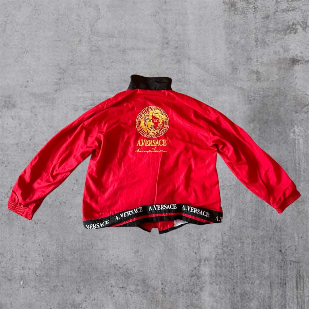 Чоловіча Куртка вітровка Versace L big logo