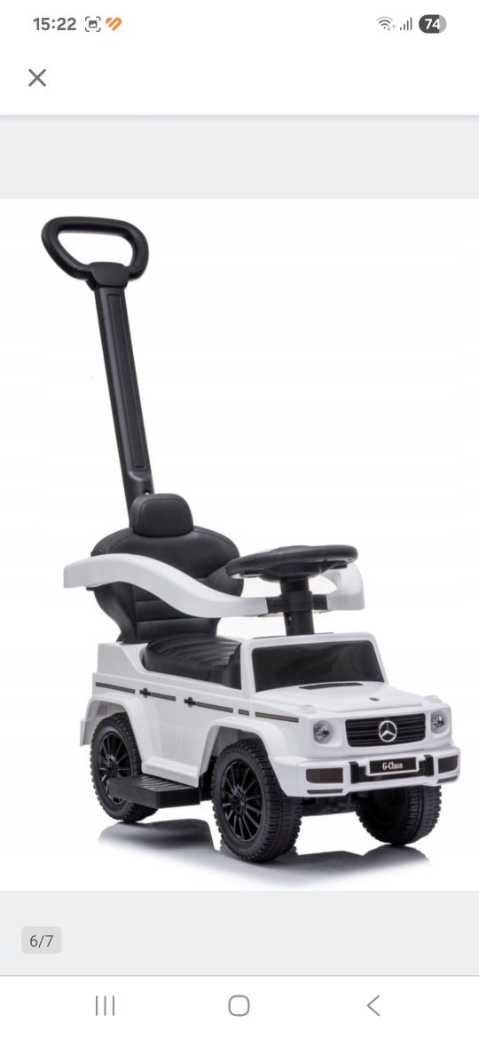 Jeździk pchacz mercedes NOWY