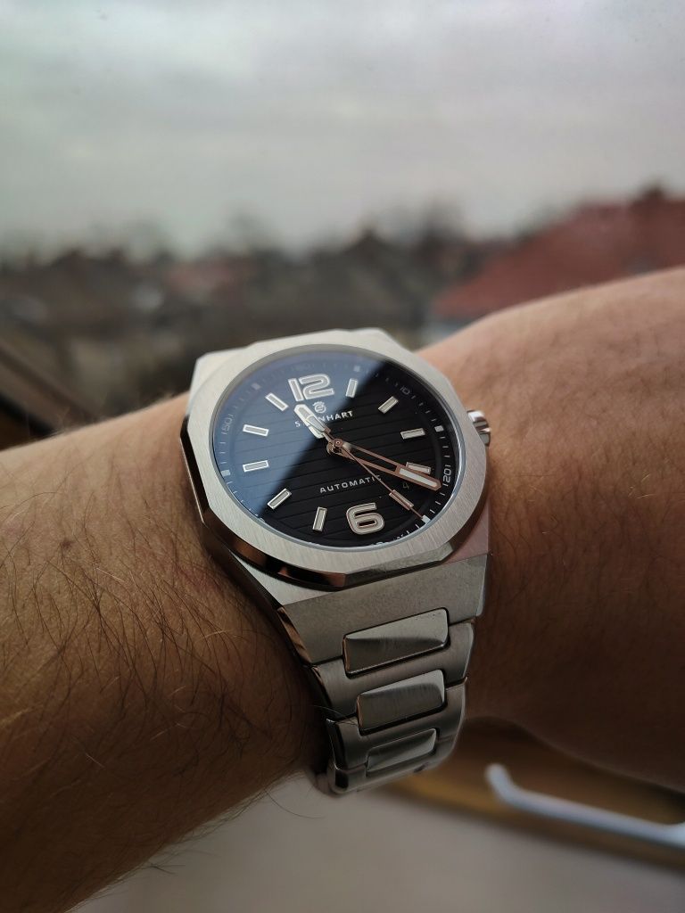 Zegarek automatyczny Steinhart Architect Black, Swiss Made