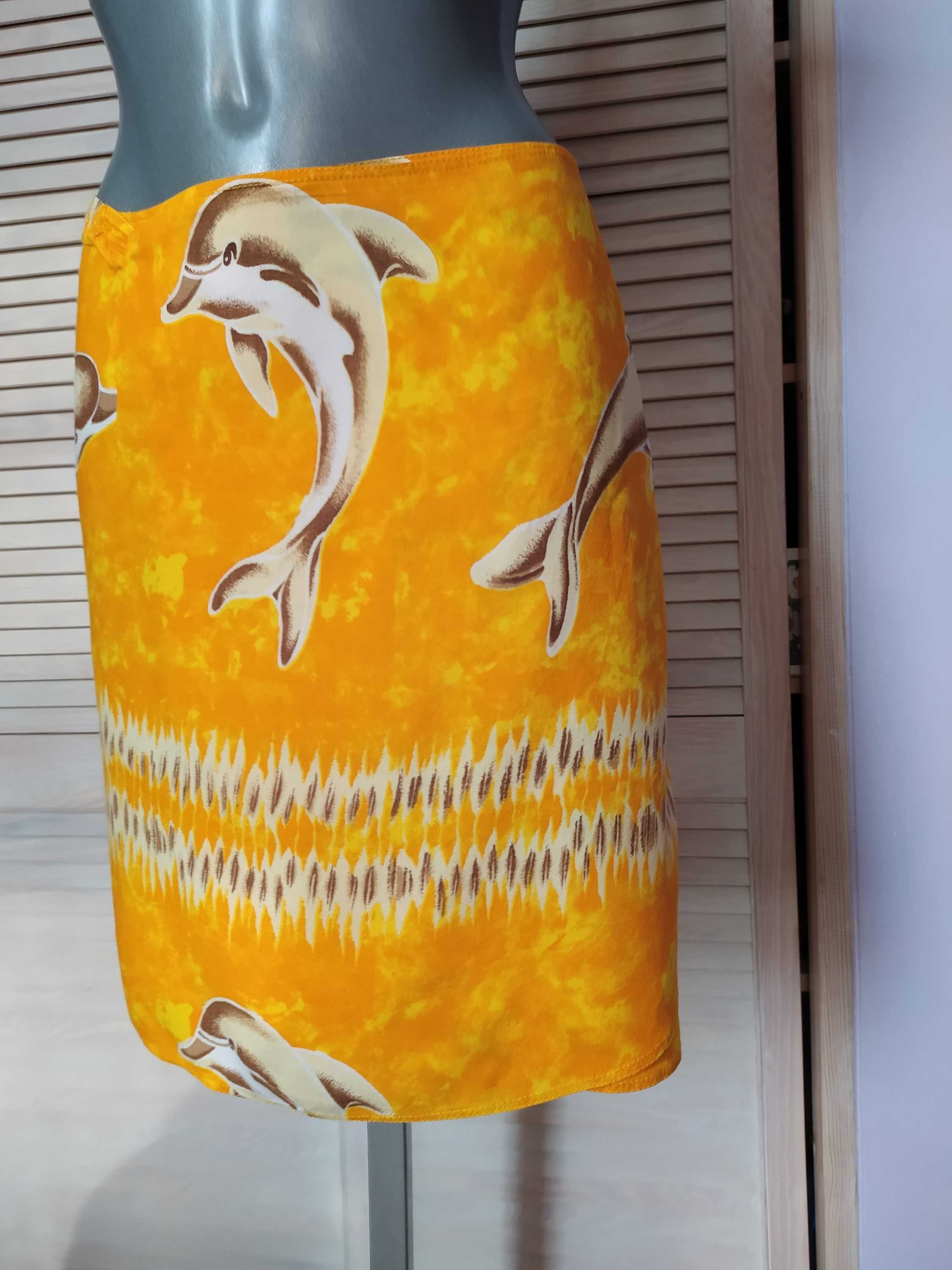 Krótka spódniczka na lato, pareo rozmiar M/L