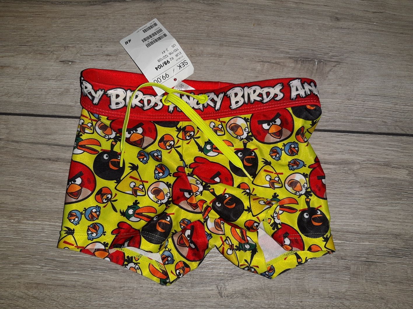 H&M Kapiwlowki r.98/104 angry birds