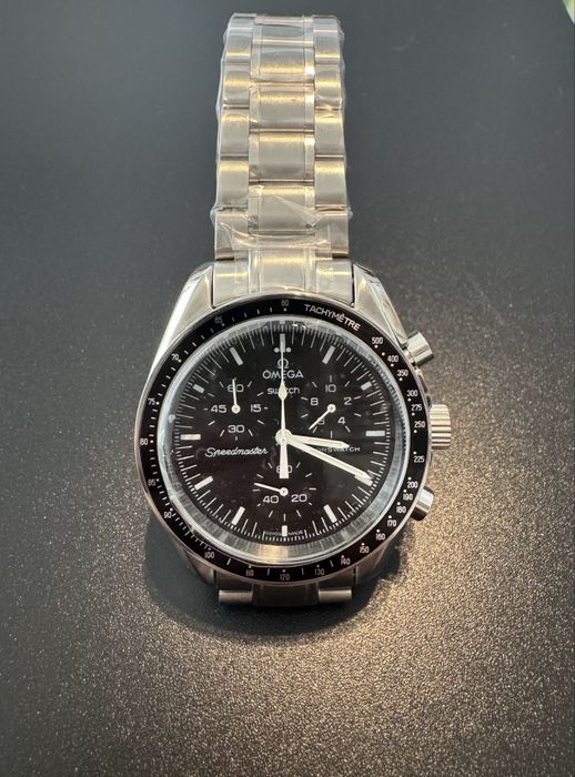Moonswatch speedmaster caixa em aço