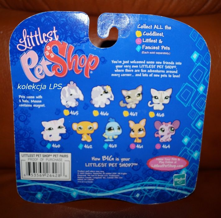 LPS ZESTAW #462 #463 UNIKAT Littlest Pet Shop oryginalny NOWY Fanciest