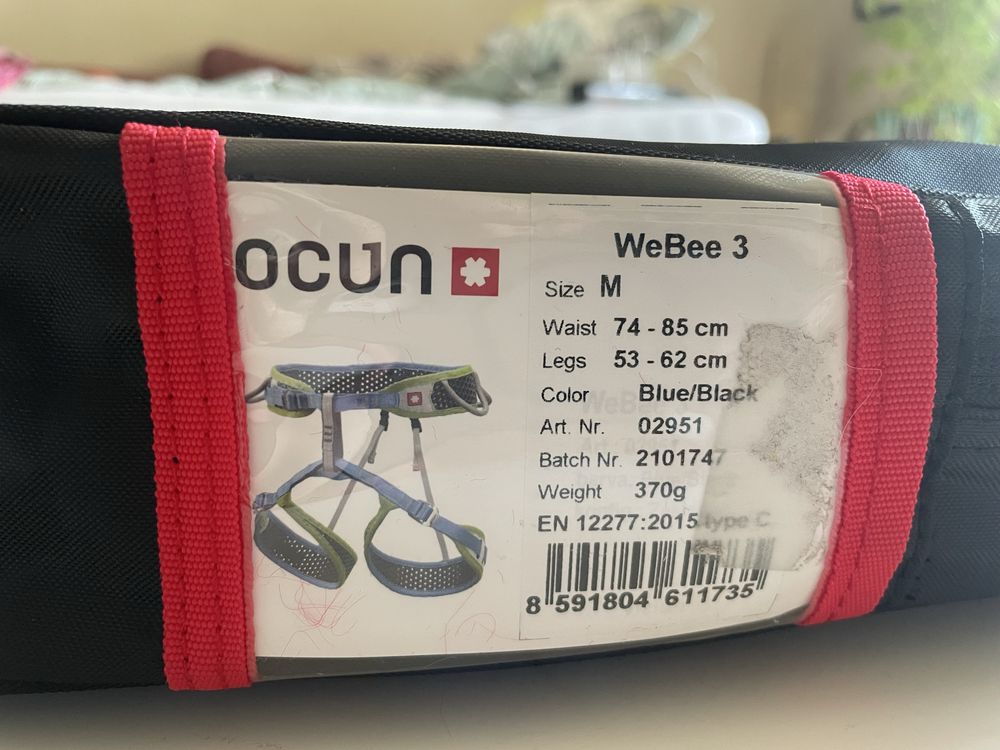 Uprząż wspinaczkowa ocun webee 3 - rozmiar M