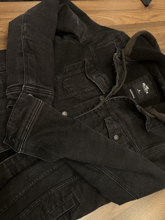 Casaco Hollister M Ganga Preto