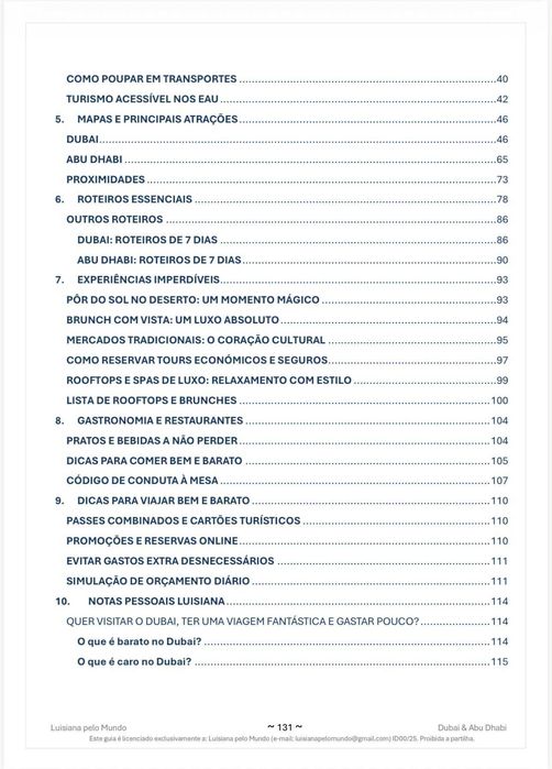 GUIA DE VIAGEM - Dubai & Abu Dhabi (PDF)