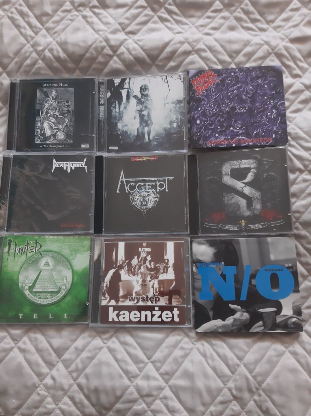 Płyty CD, głównie metal