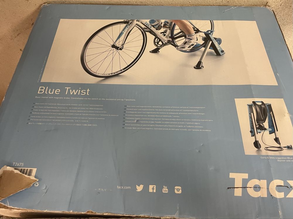 Trenażer rowerowy GARMIN TACX Blue Twist