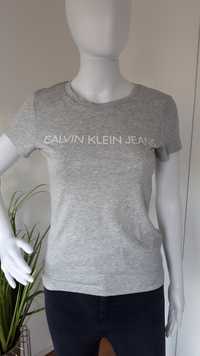 T-shirt damski szary Calvin Klein XS/S