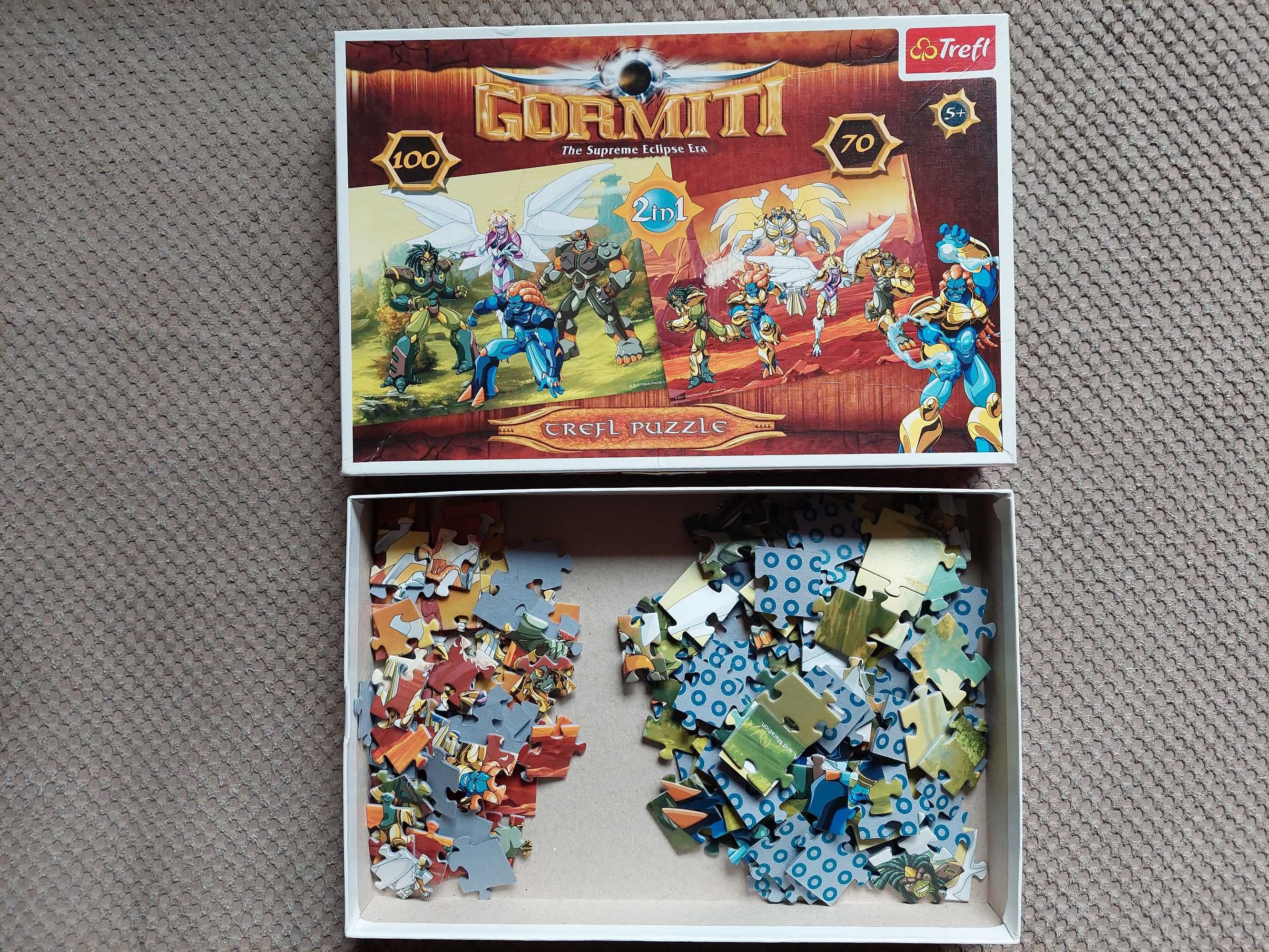 Trefl puzzle 100 i 70 GORMITI