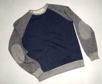 _Granatowa ciepła bluza-sweter do szkoły _ R. 152/158_
