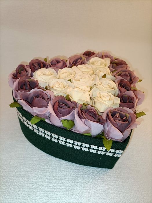 Flowerbox sztuczne kwiaty