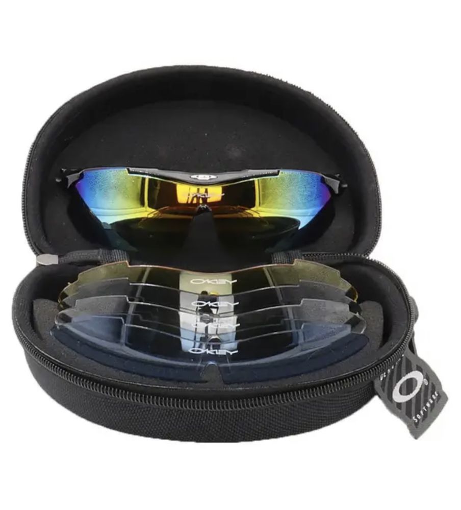 Тактические очки 5 линз OAKLEY Polarized; Тактичні окуляри