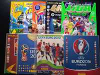 Várias cadernetas de cromos futebol da Panini