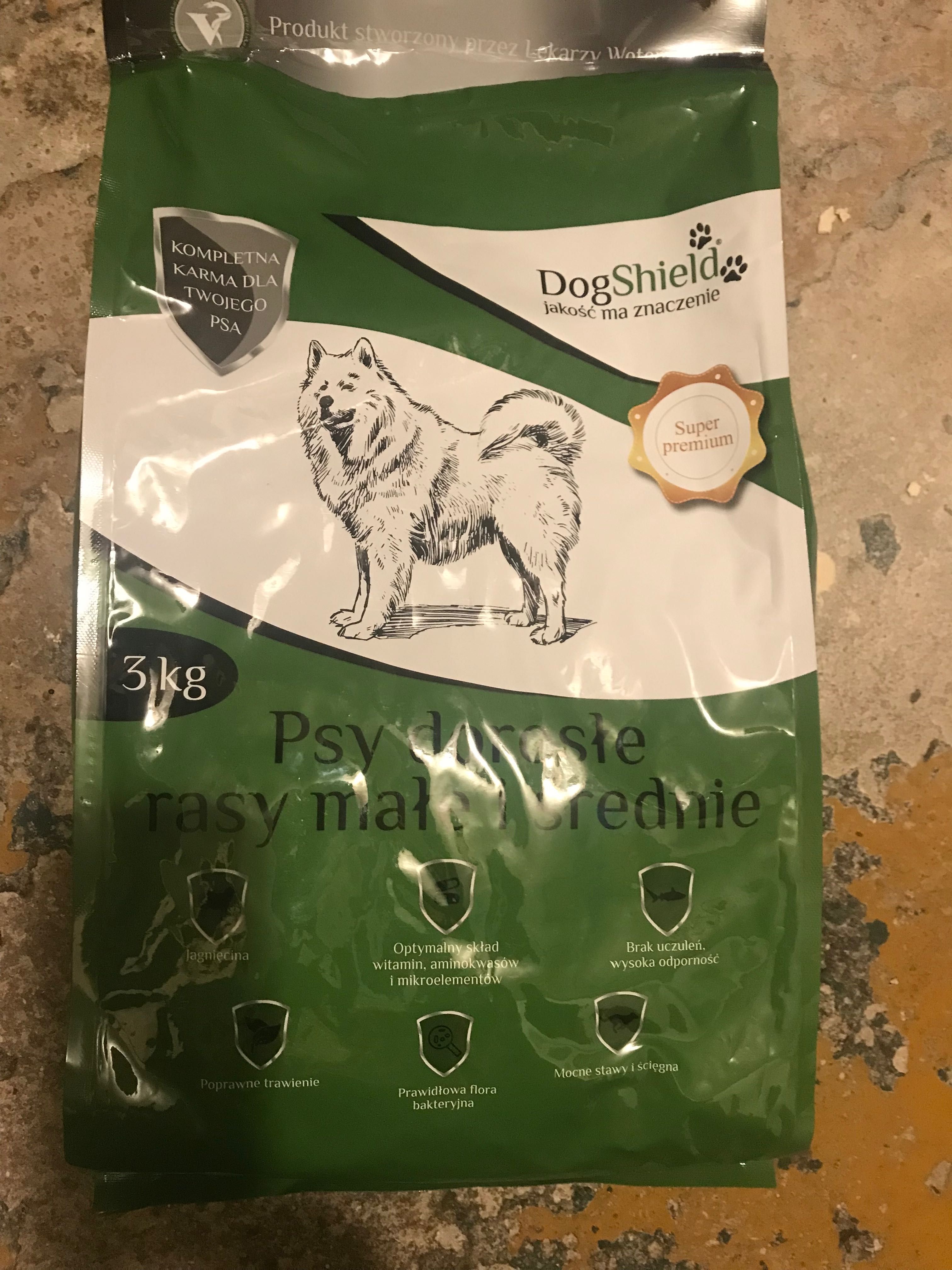 Dog Shield sucha karma z jagnięciną