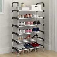 Полиця для взуття 6 секцій New shoe rack 56 х 28 х 113