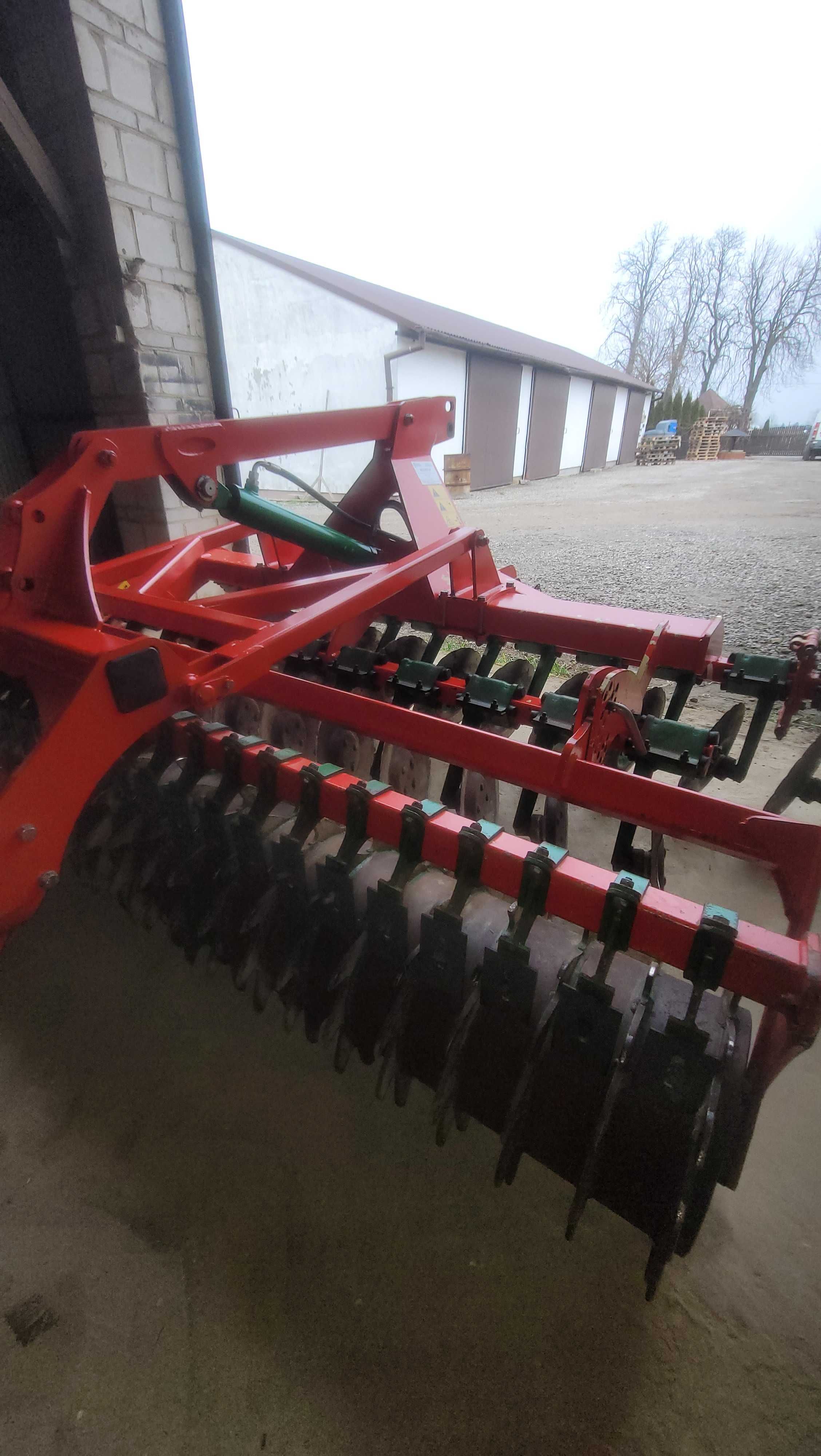 Talerzówka, agregat talerzowy Unia Ares TL 3m, wał packer + hydropak
