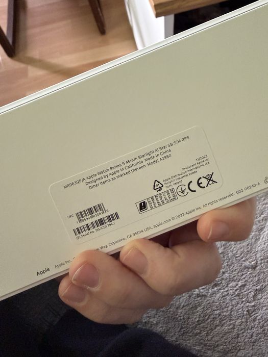 Zegarek Apple Watch seria 9 45 mm GPS