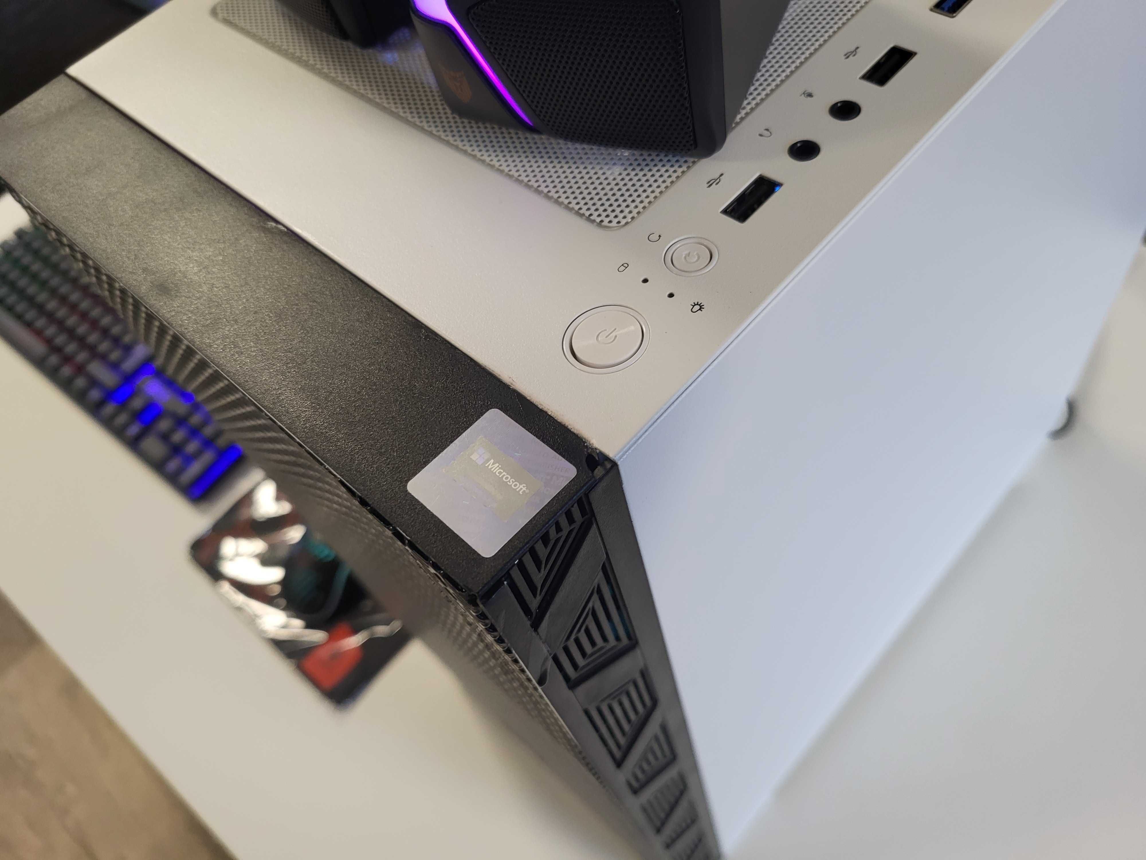 Komputer gamingowy do gier Ryzen 7 2700 2TB SSD RTX 3060Ti LED pilot